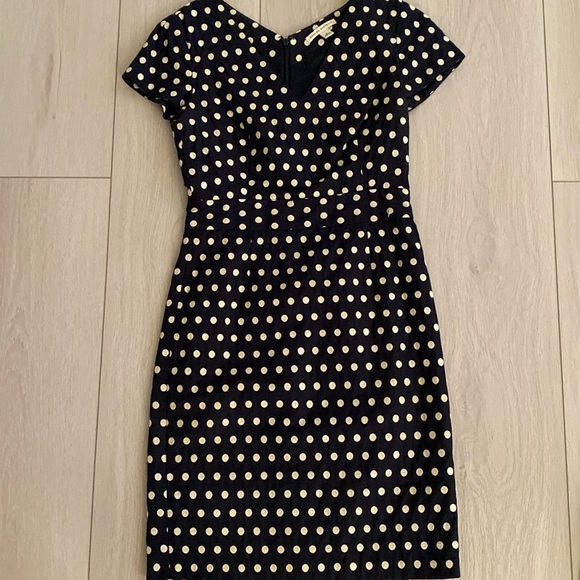Navy Blue Polka Dot Banana Republic - Picture 1 of 11
